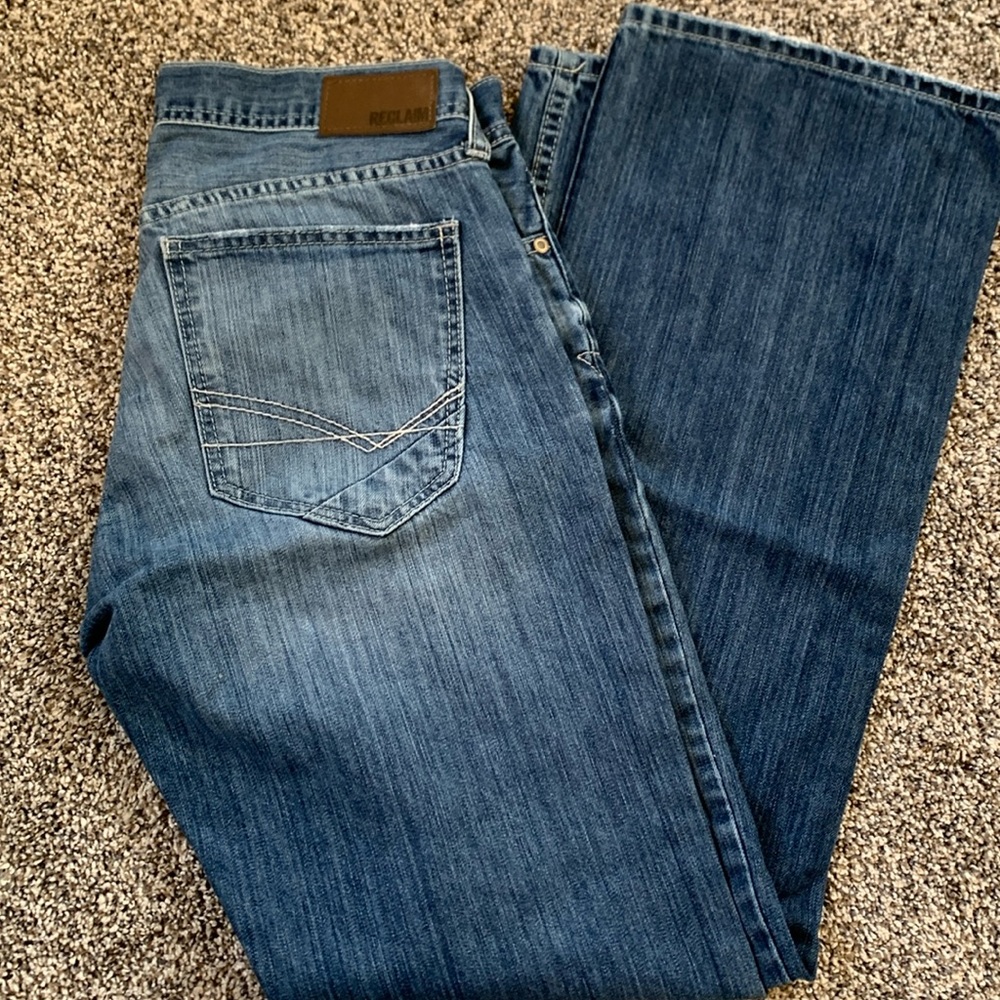 Reclaim men’s bootcut jeans